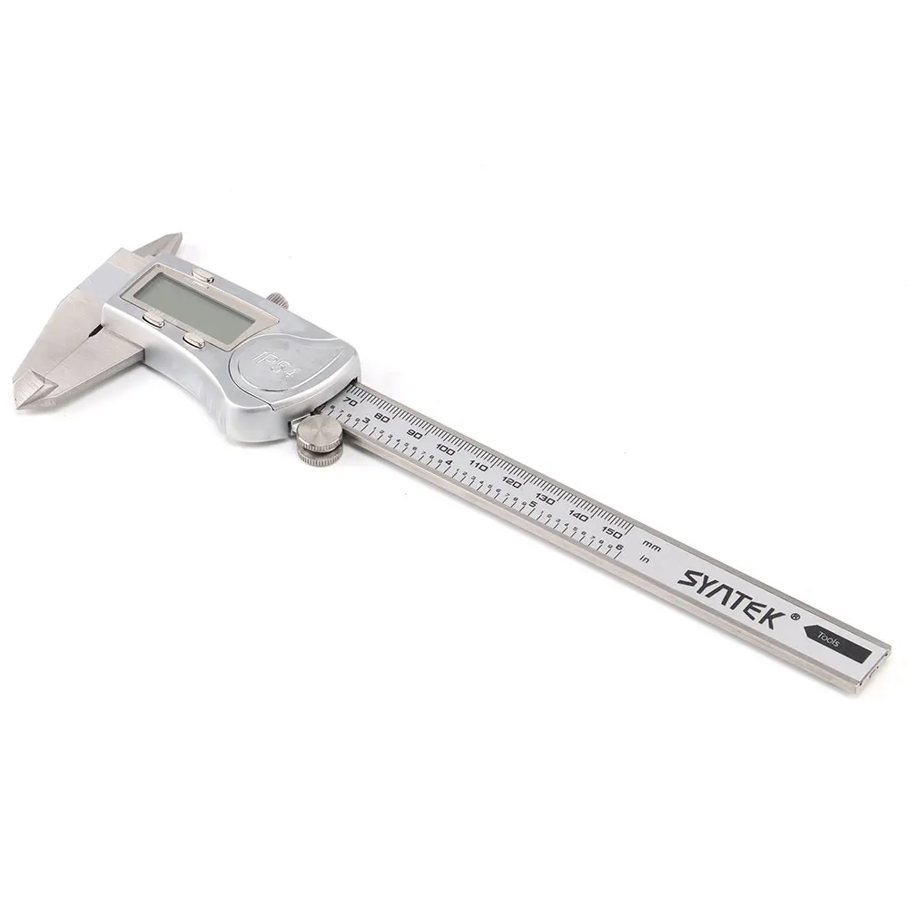 

0-150mm Digital Caliper Vernier Caliper Gauge Micrometer Measuring Tool Stainless Steel LCD Display IP54 Waterproof