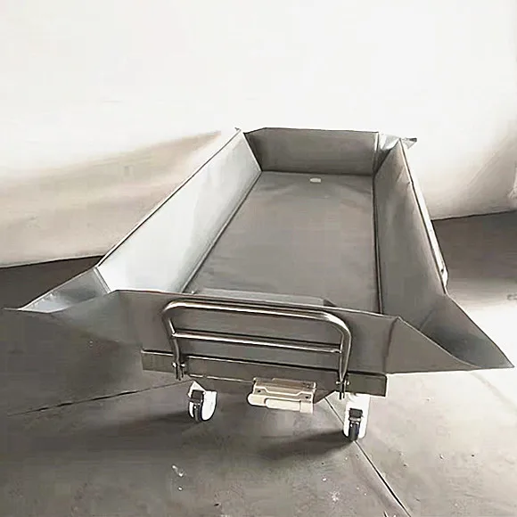 Shower Bed Tilt Electric Vichy Shower Hospital Auxiliary Massage Bed With Movable Wheels