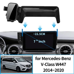 Car Mobile Phone Holder for Mercedes-Benz V-Class W447 2014~2020 GPS Bracket Navigation Stand Auto Accessories