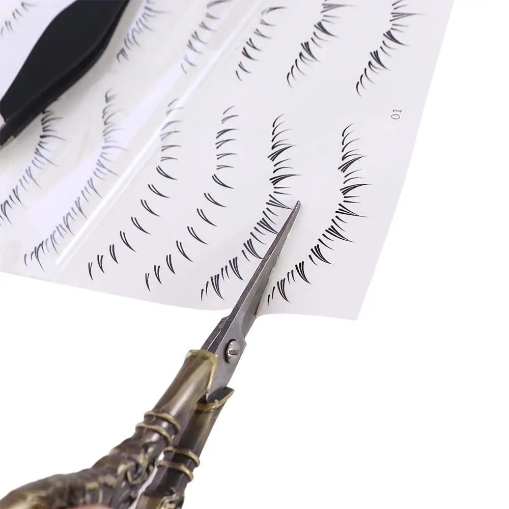 Pegatinas de tatuaje de pestañas inferiores de varios estilos, tatuaje de pestañas postizas impermeables 3D, calcomanías de transferencia de pestañas de simulación de larga duración