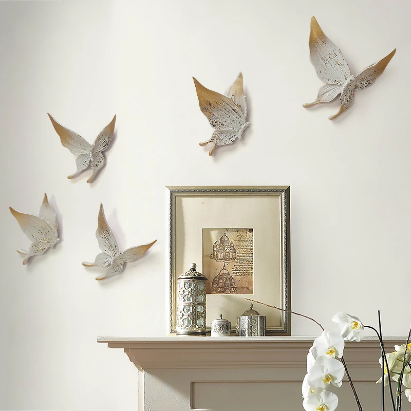 3D Stereo Embossed Butterfly Ornaments, Home Wall Decoration, Aesthetic Room Decor