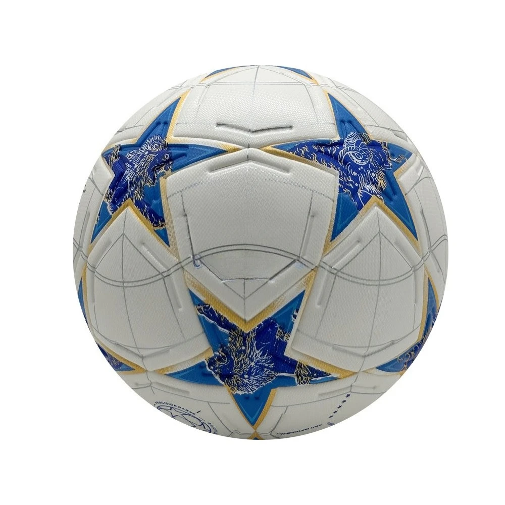 Футбольный мяч, стандартный размер 5, высококачественный бесшовный футбольный мяч из искусственного материала, футбольный мяч для тренировок и соревнований на открытом воздухе, Рождественский мяч