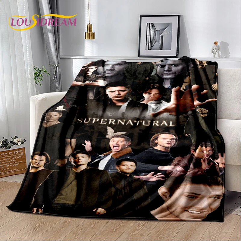 3D SPN Supernatural Sign Dean Sam Blanket,Soft Throw Blanket for Home Bedroom Bed Sofa Picnic Travel Office Cover Child Gift