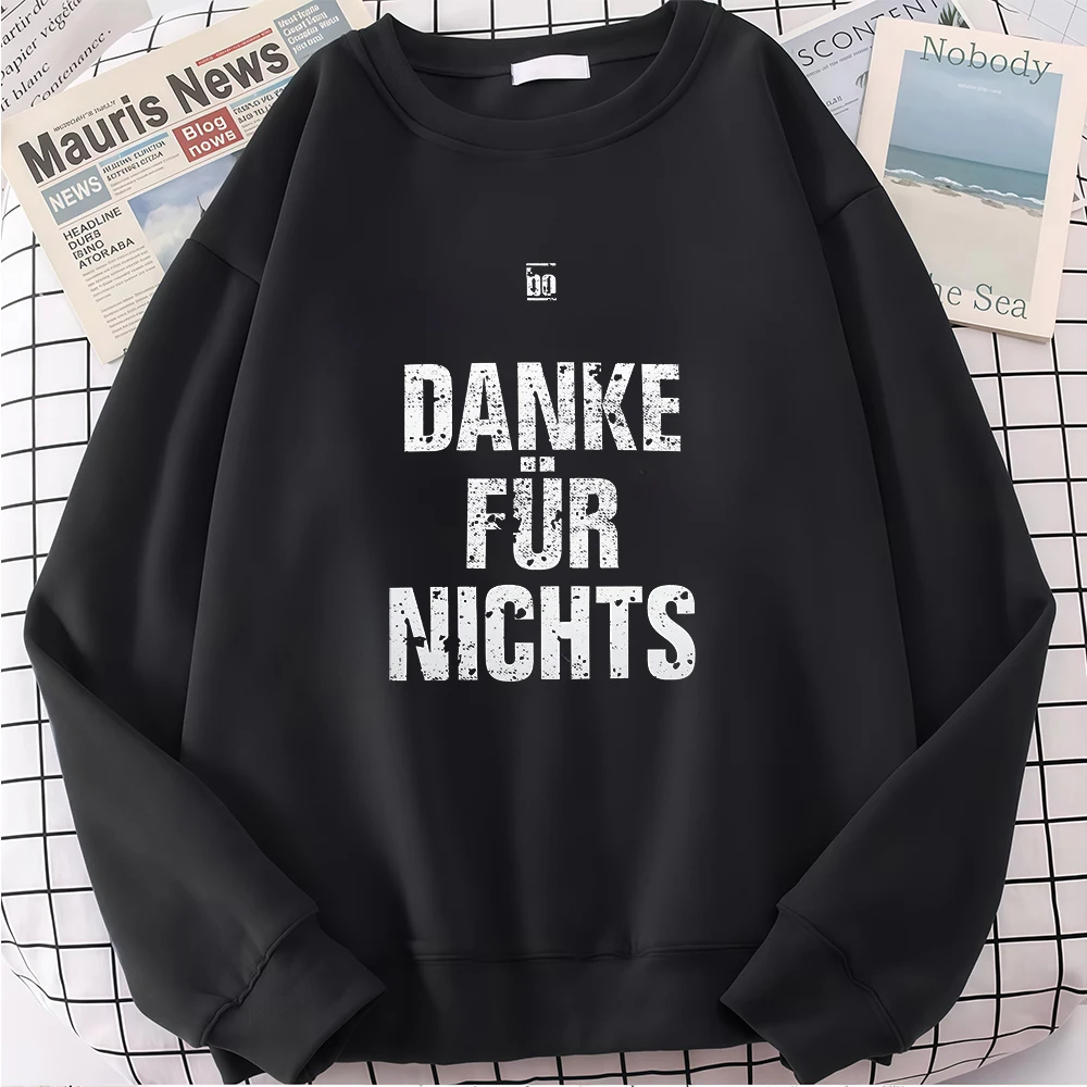 Gracias por nada sudaderas con capucha estampadas banda de Heavy Metal Bohse Onkelz mujeres hombres ropa de calle pulóver sudaderas con capucha Harajuku chándal 2026