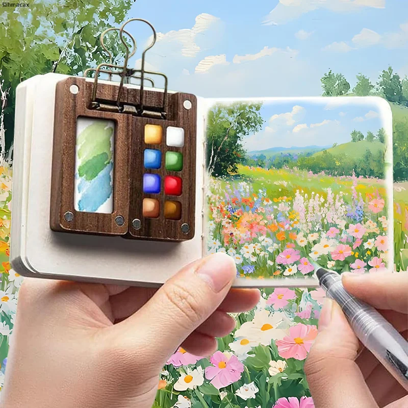 

Portably Chic Watercolor Paint Set, 24 Color Artists' Dream, Perfect for Travel