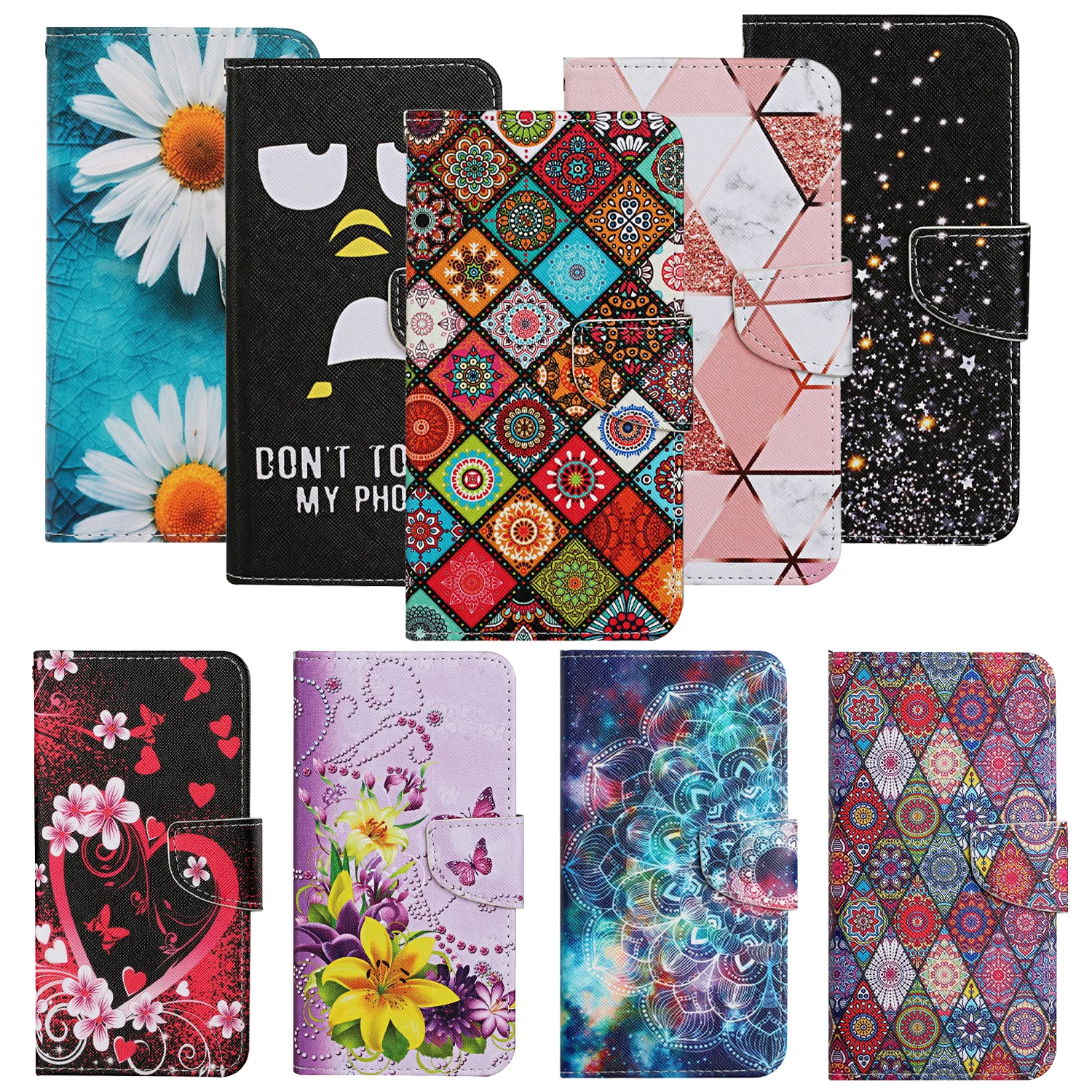 Wallet Leather Case Flip Phone Case For SAMSUNG GALAXY A13 A23 A14 A24 A34 A54 A05S A15 A25 A35 A55 A06 A16 A26 A36 A56 4G/5G