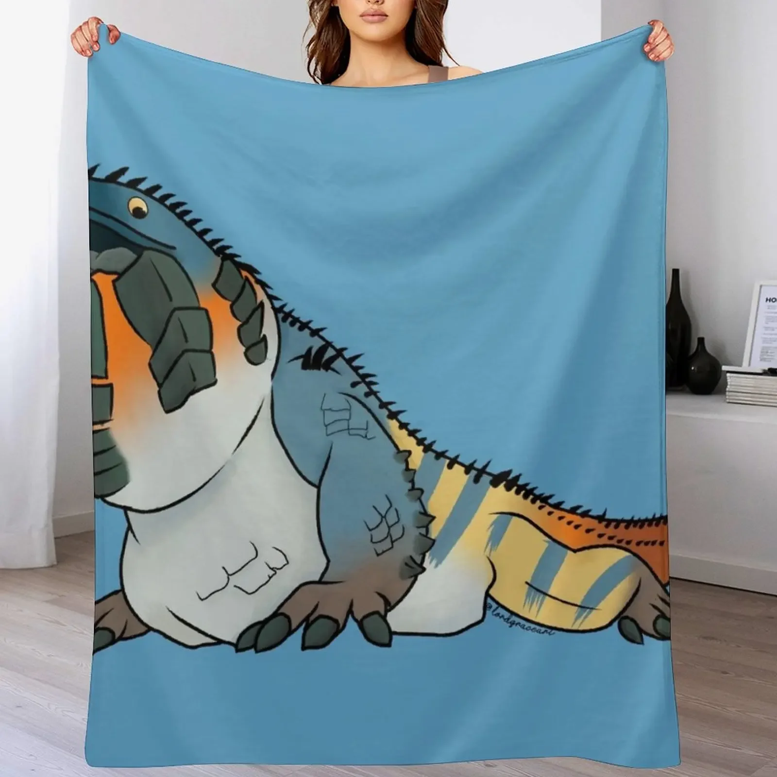 

Dodogama Fan Art Throw Blanket Compact Warm Blanket for Car Road Trip