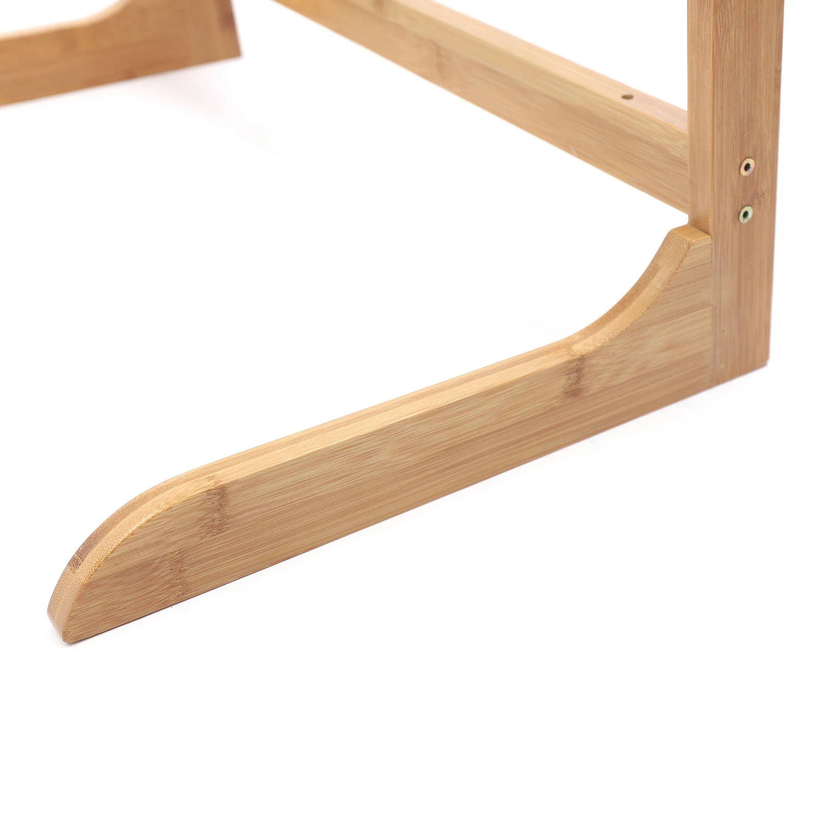 Laptop Desk Bamboo Adjustable Sofa Side Portable Couch End Table With Height Adjustment