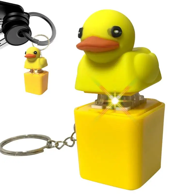 Enten-Tastatur-Tastenkappen, quantäschige Ente, Zappelspielzeug, sensorisches Spielzeug, Stressabbau-Tastenkappen, die Quack-Tastatur-Clicker für Damen und Herren