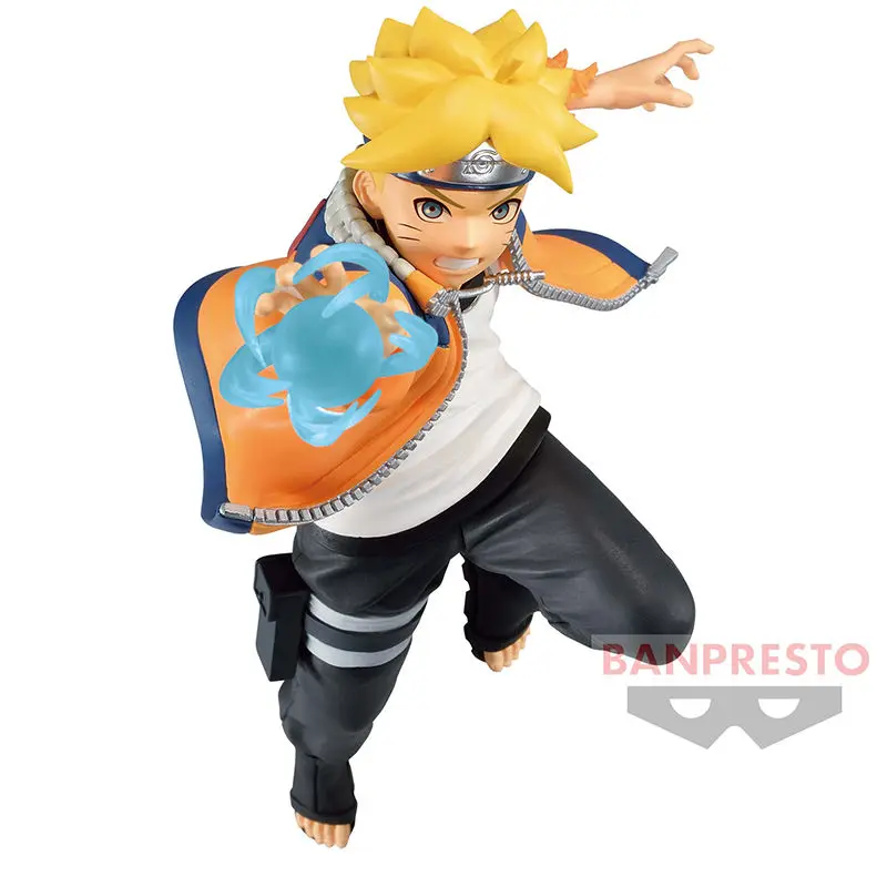 Original In Stock Bandai BANPRESTO Vibration Stars VS NARUTO Uzumaki Boruto Anime Action Figure Toy Gift Model Collection Hobby