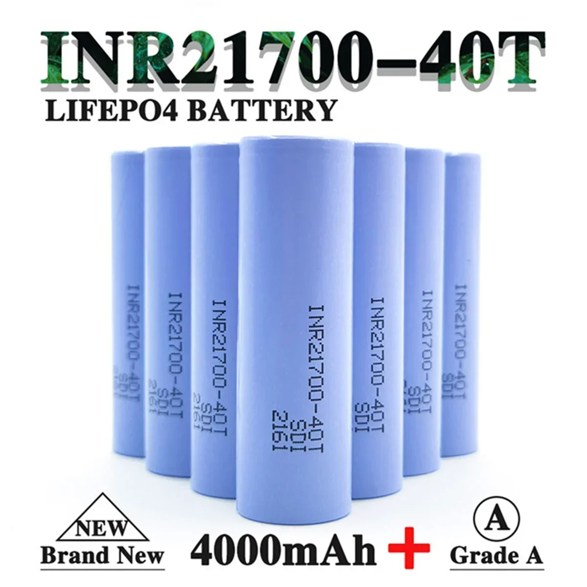 4000mah 3.7V 70g 30A 40T 21700 Li-ion Rechargeable Battery , High Discharge/High Capacity 3.7V 21700 Li-ion Battery