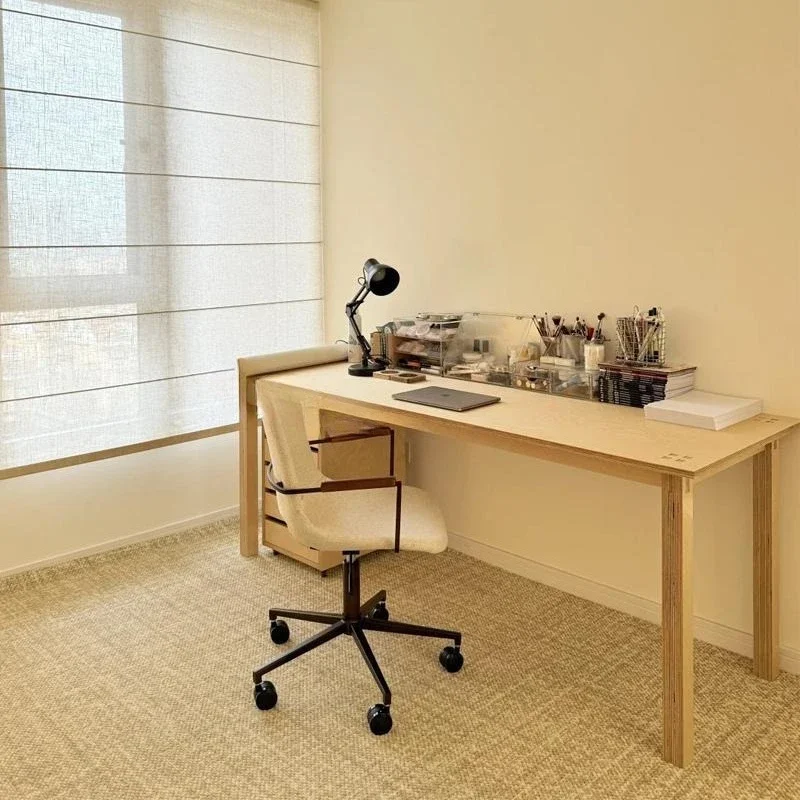 

Designer full birch ocean board desk, living room desk, study work computer desk