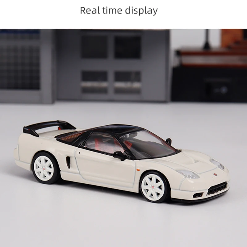 Diecast Original 1:64 Scale Honda NSX-R NA2 HJ Sports Car Simulation Alloy Car Model Static Display Collectible Gift Souvenir