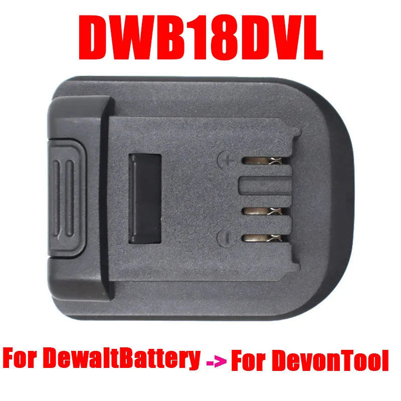 dawupine DWB18DVL Adapter Converter Can use For Dewalt 18V/20V Li-ion Battery on For Devon 18V Lithium Electric Power Tools