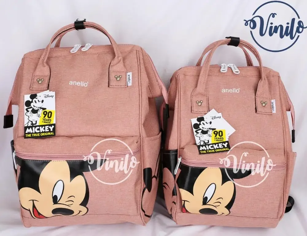 Disney Mickey mouse backpack multi-function large capacity backpack diaper bag waterproof men  women shoulder bag Travel bag