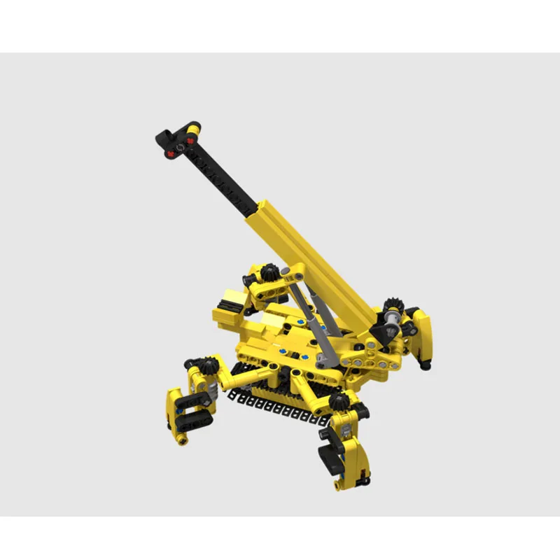moc-25491-new-mini-crane-building-block-model-325-parts-moc-creative-boys-children's-birthday-christmas-new-year-toy-gift