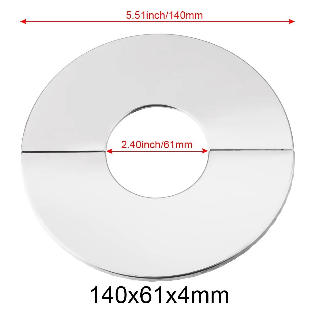 Shower Kitchen Stainless Steel Chrome Flange Cover Faucet Accessories Faucet Decor Faucet Decorative Cover Pipe Wall Covers