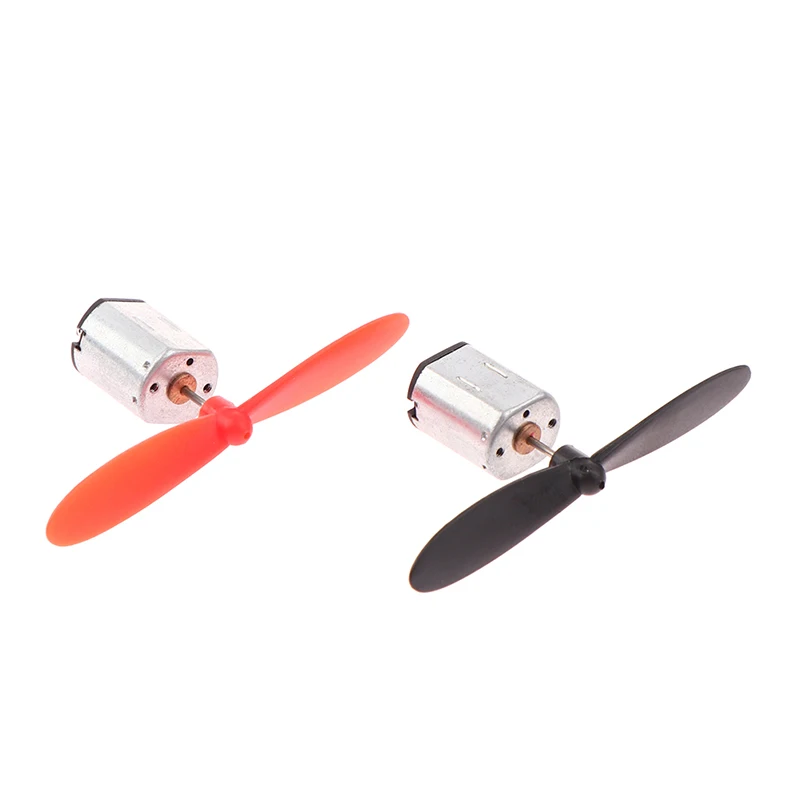 2PCS N20 Micro DC Motor With Propeller CW CCW Model Airplane Helicopter Fan DIY Accessories 3.7V 22000RPM New