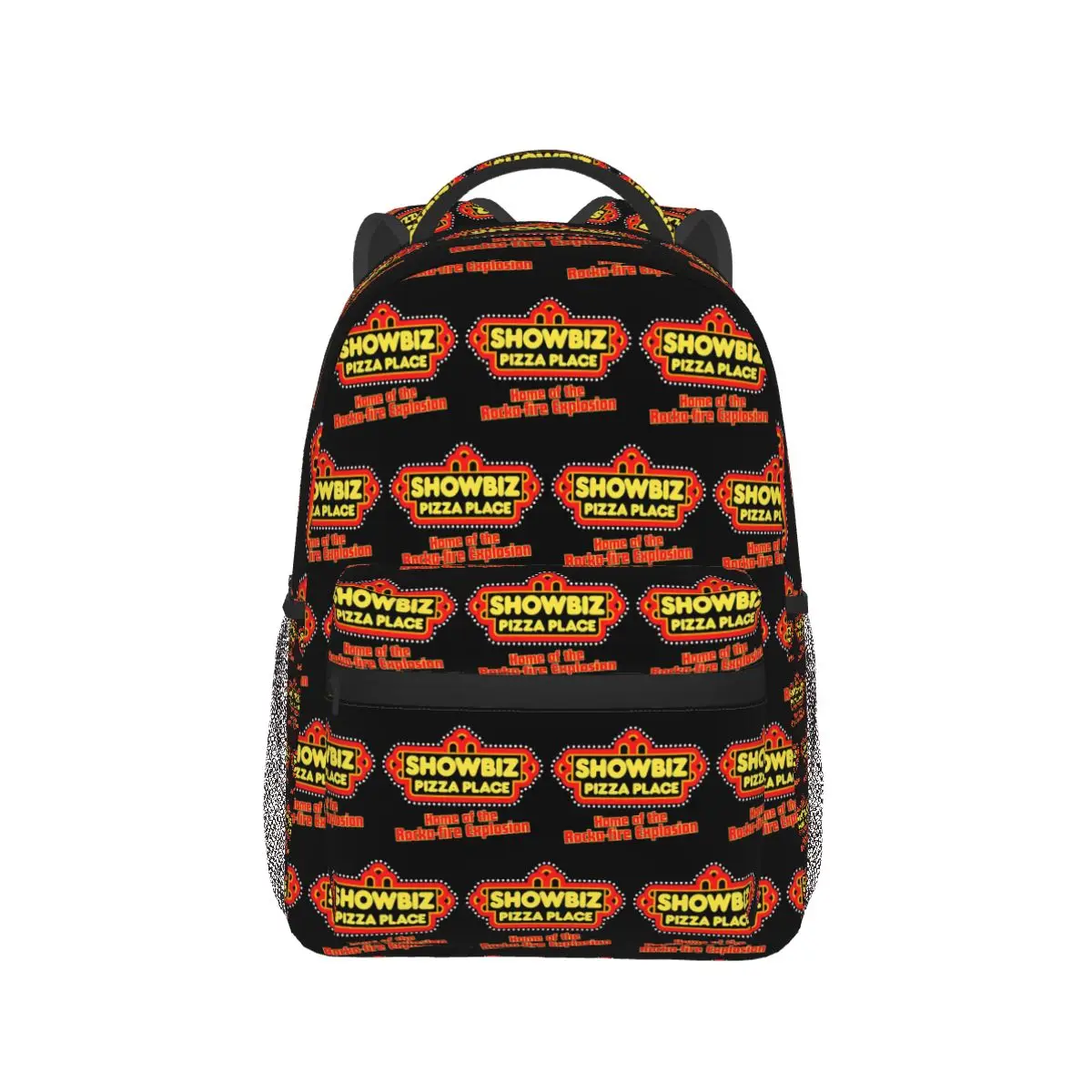 

Showbiz Pizza Place Retro Restaurant Design Backpack Hot Sale Daypack Large Capacity Kids BookBag School Bag Shoulder Bags