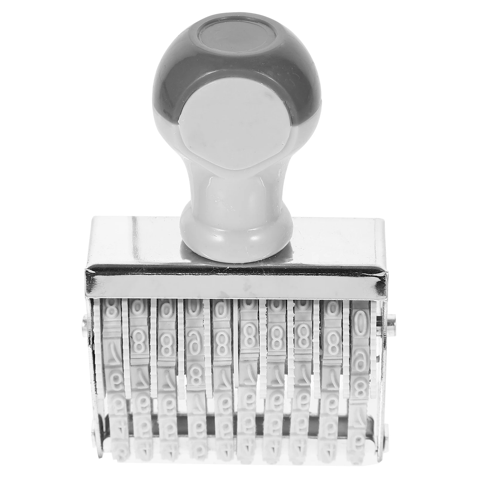

Portable Number Rolling Stamp 912 Type 12- Rubber Wheel Stamper 2x5mm Size Office Supply Daily Use File Label Gift Tag