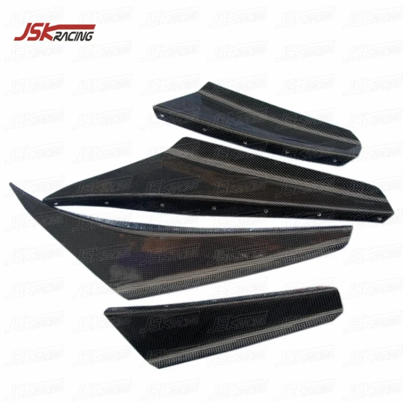

JSK STYLE CARBON FIBER FRONT BUMPER CANARDS (4 PCS) For 1998-1999 MITSUBISHI EVOLUTION LANCER EVO 5