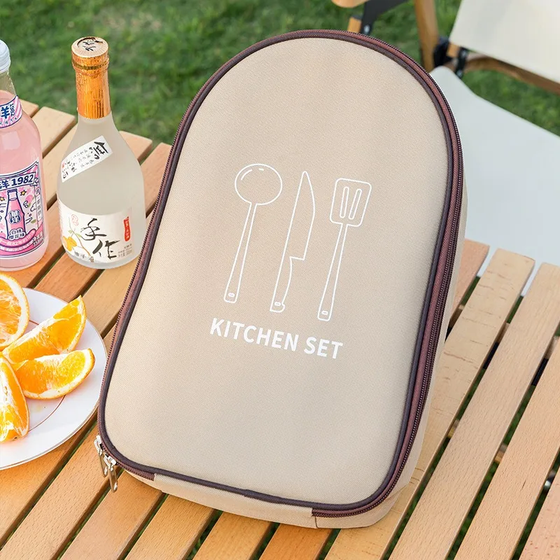 حقيبة التخزين أدوات المطبخ التخييم حقيبة يد شواء سكين حقيبة المحمولة حقيبة أدوات المائدة السفر