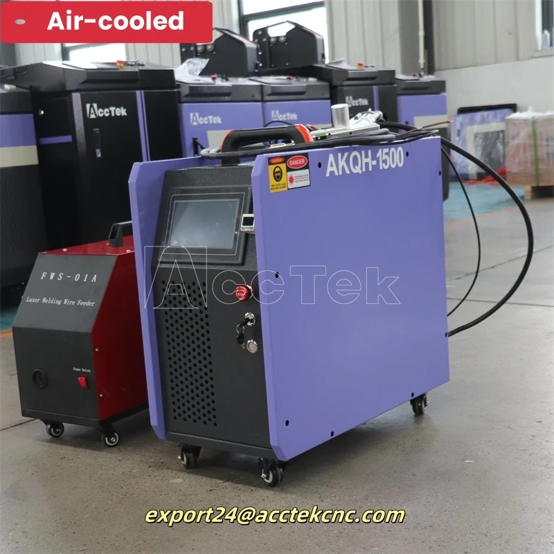 Air-Cooled Portable Laser Welding Machine Handheld Laser Welding Machine 1100W 1200w Laser Welding Cutting Machine For 3mm Metal