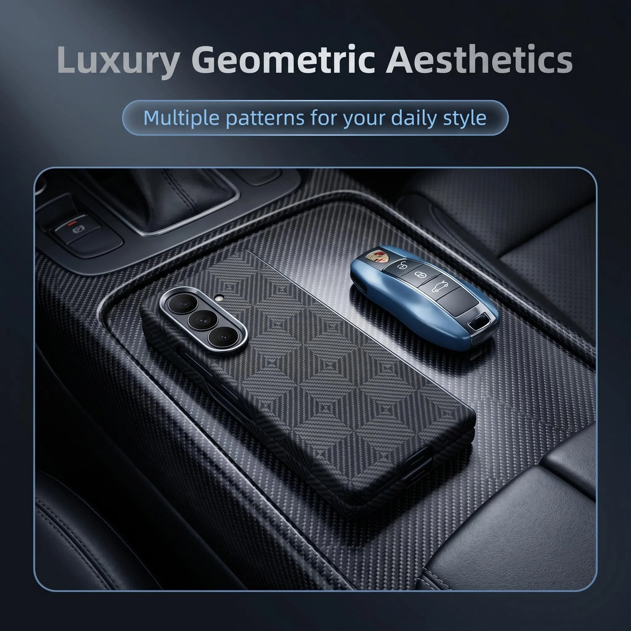 Carbon Fiber Protective Magnetic Magsafe Case for Samsung Galaxy Z Fold 8 Ultra Z Fold 7 6 W26, Slim Lightweight Phone Cover.