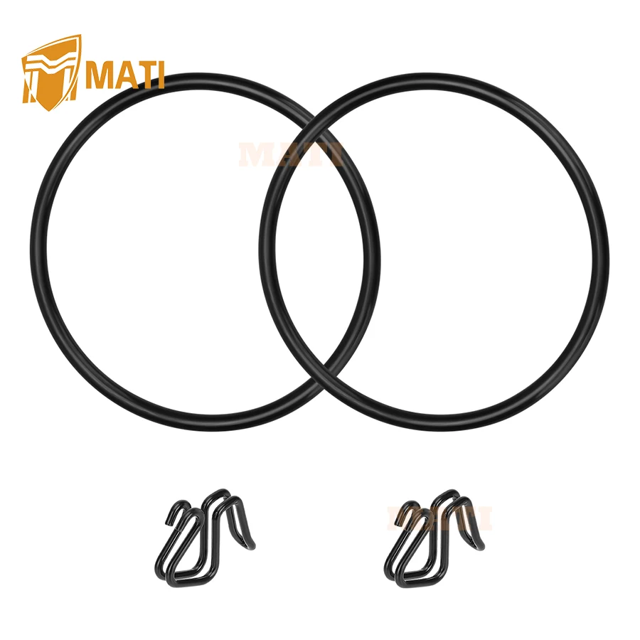 M MATI Front Number Plate Mount Clips & Bands For Honda Z50R 1979-1987 64111-181-000 64112-181-010