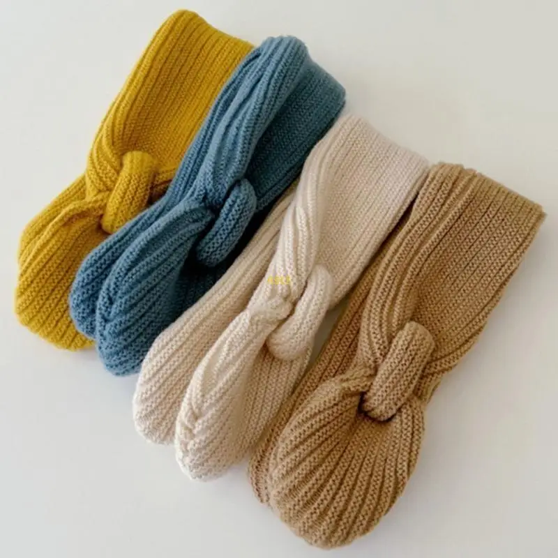 Moderne Kinder Wolle Schal Fester Farbschal Herbst Winter Mode Accessoires