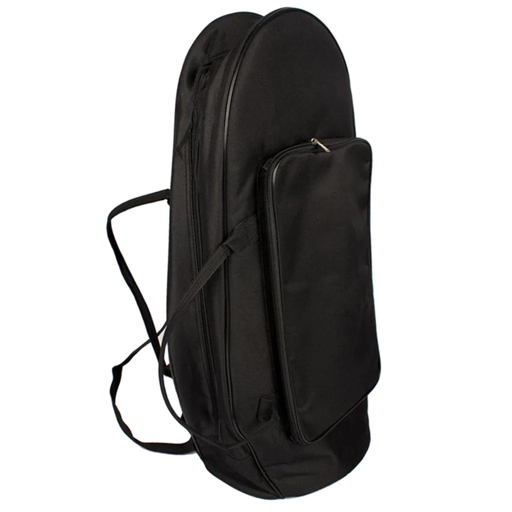 Thick Sponge Padded Oxford Cloth Instrument Bag Case Large Capacity for Tuba French Horn Outdoor Travel