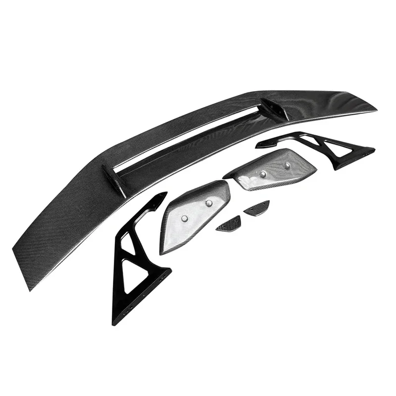 For BMW 2 Series M2 F22 F87 G87 Carbon Fiber Tail fins Rear Trunk Spoiler Guide Wing Rear Wing Car Trunk Diverter Body Kit