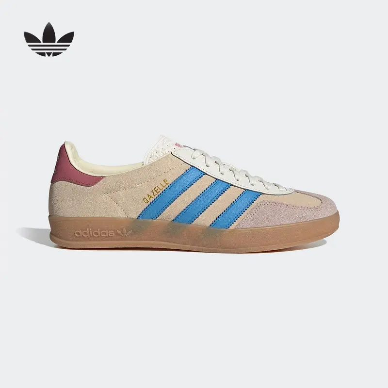 Adidas Originals JQ0010 Low‑Top Board Shoes Leather Upper Lace‑Up Closure Rubber Outsole Retro Casual Sneakers