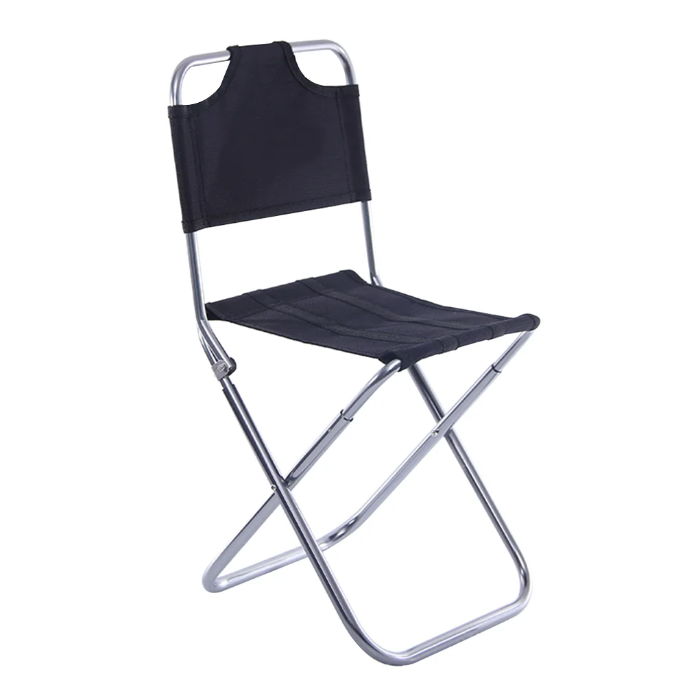 Beach Chairs Folding Portable Chaise Longue Camping Stool Black Fishing Supplies Child