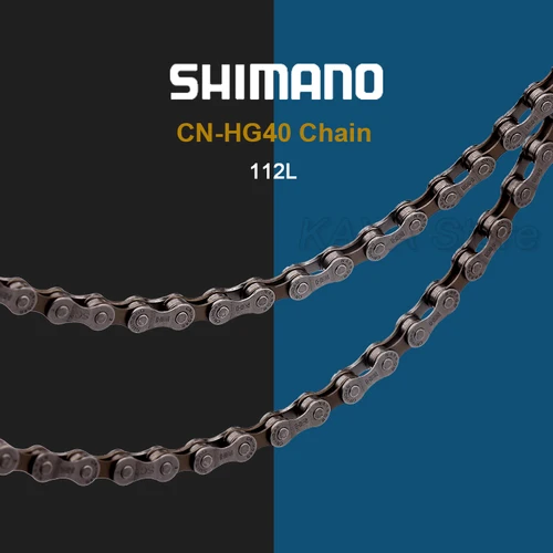 Imagen 2 del producto Cadena de bicicleta de montaña Shimano HG40 112 eslabones 6 7 8 velocidades corriente de bicicleta 112L SHIMANO TOURNEY TY HYPERGLIDE MTB cadena