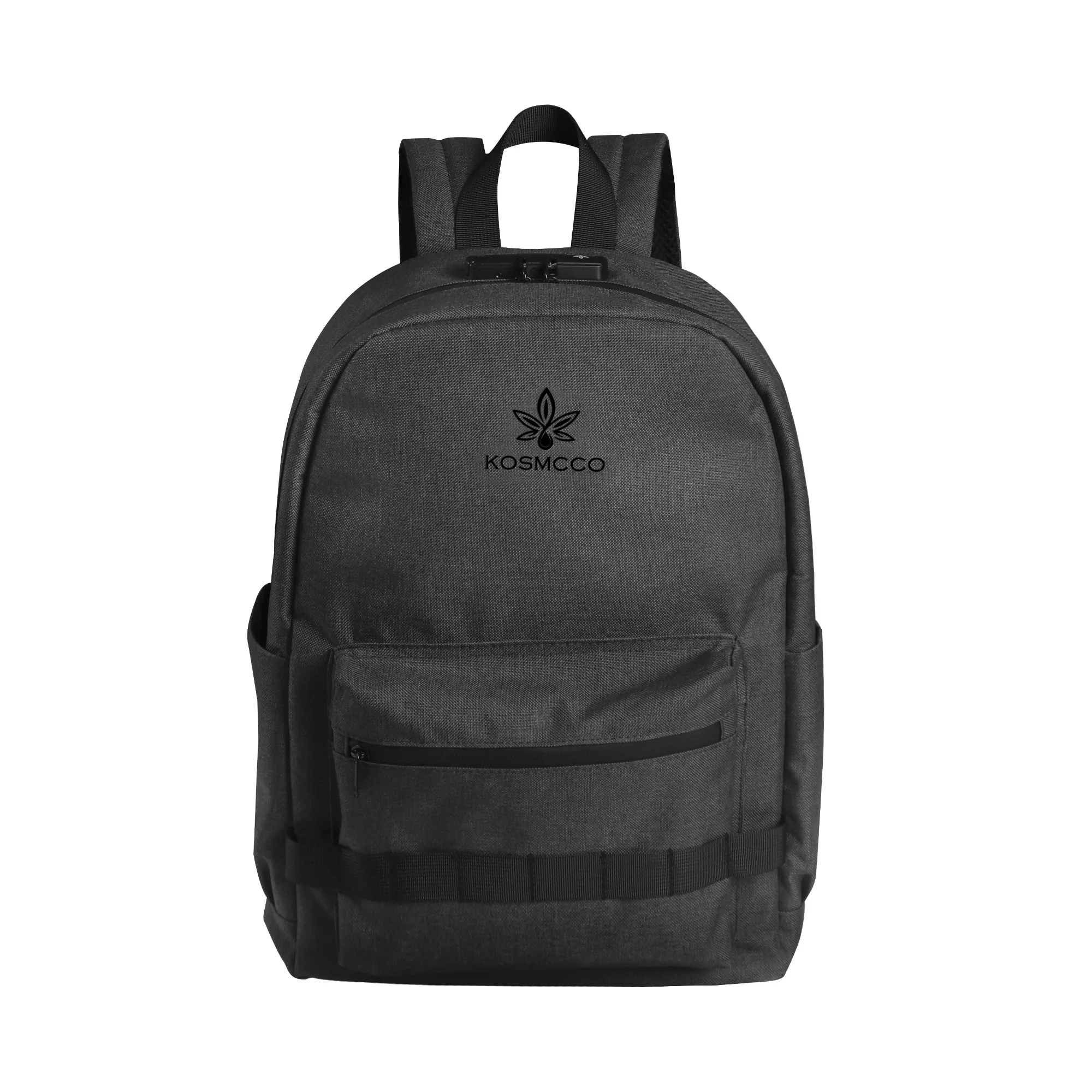 Smell Proof Backpack with Lock  Activated Carbon Lining Backpack for Travel Commuter