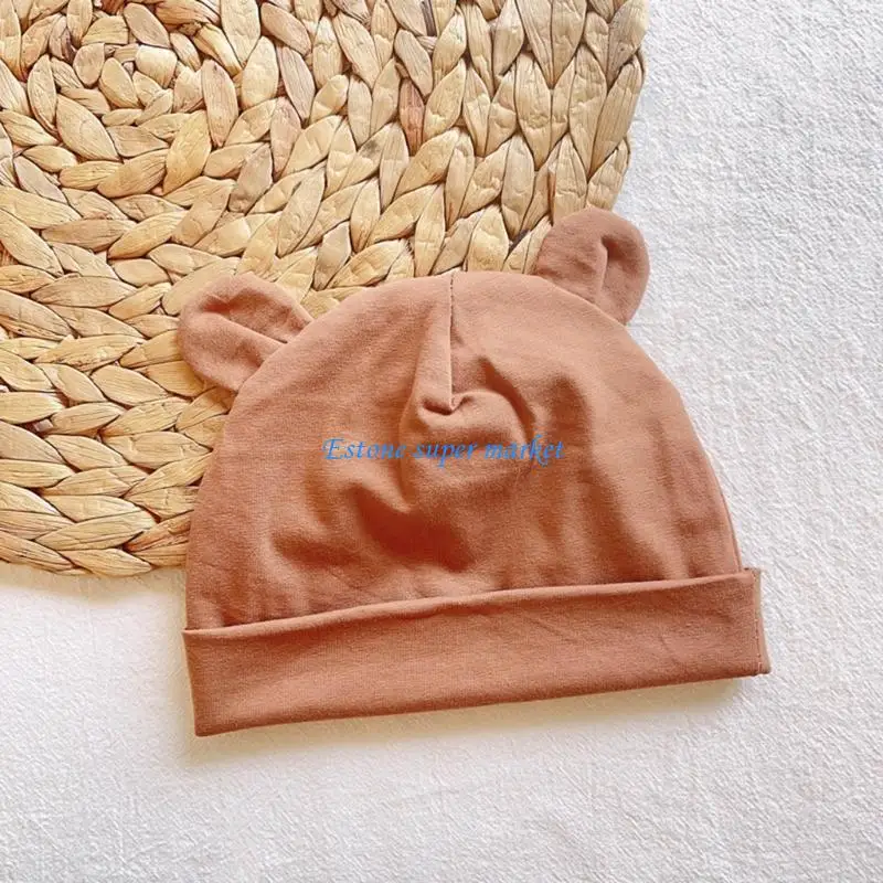 

090B Baby Beanie Newborn Toddler Soft Knit Hat Hospital Hats for Baby Boy Infant