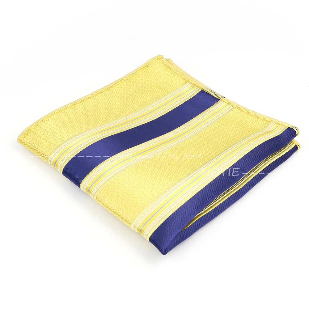 Cashew Flower Polyester Pocket Square for Men