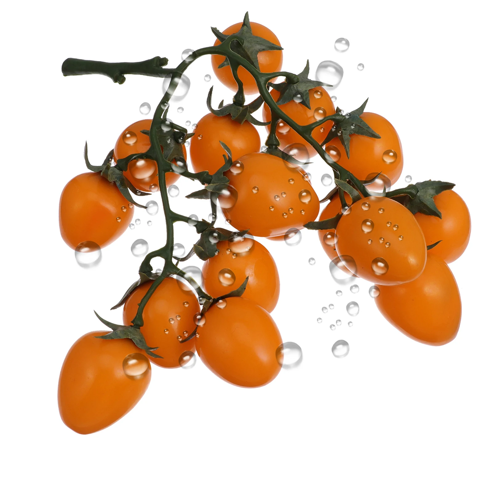 

Realistic Artificial Cherry Tomatoes Fake Tomato Lifelike Design Bright Office Party Decoration