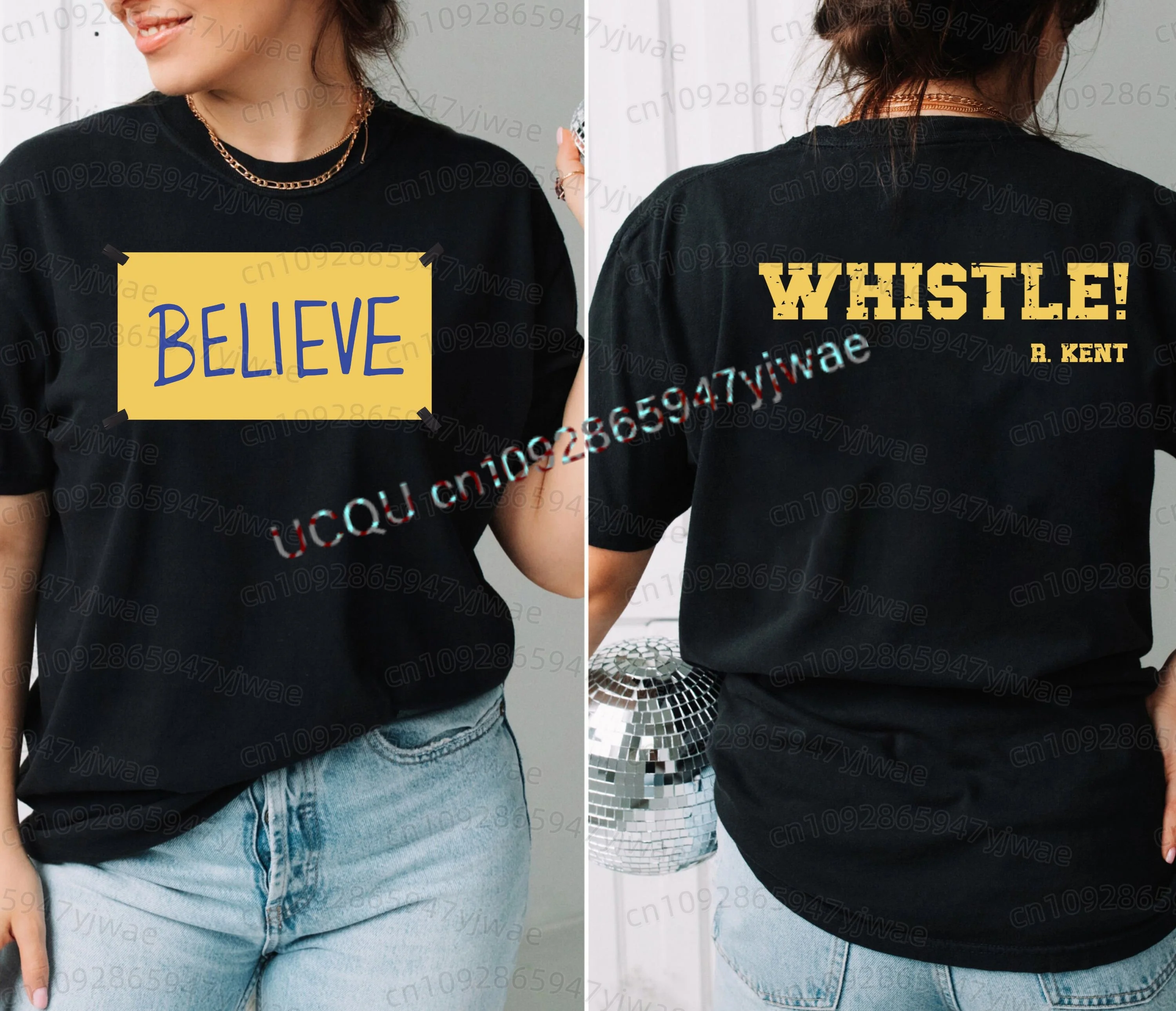 Ted Lasso AFC Richmond BELIEVE Graphics Unisex Kurzarm-T-Shirt, Herren Damen Hochwertige Fußball-Mode Herren Damen Hoodies – Detail 7