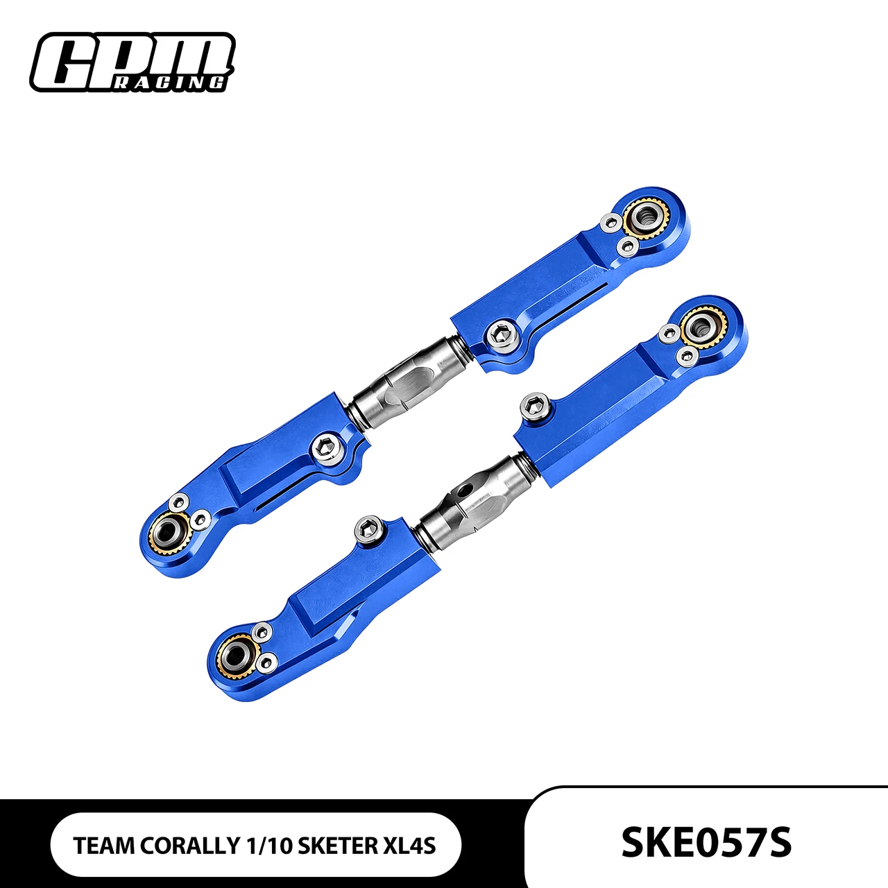 

GPM Aluminum+Stainless Steel Rear Upper Arm Tie Rod For TEAM CORALLY 1/10 00191