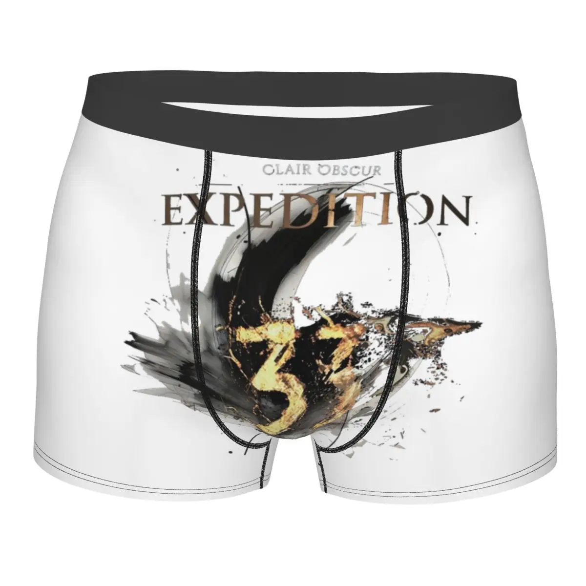 

Модные шорты-боксеры Clair Obscur Expedition 33, трусы, мужское нижнее белье, дышащие трусы для видеоигр для Homme