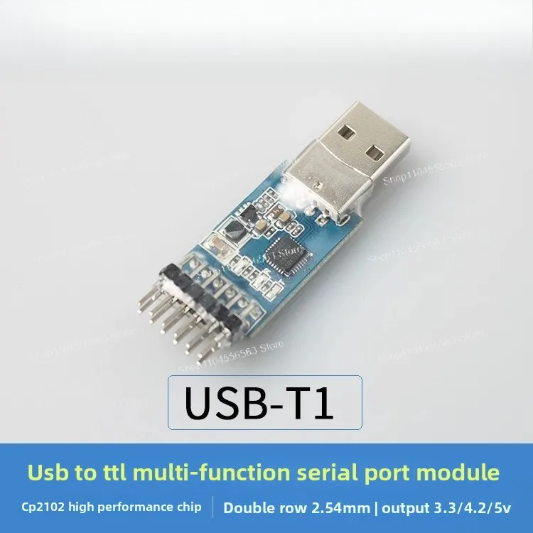 USB To TTL Serial Adapter Board, Multi‑Function Serial Port Module, CP2102 / FT232 Converter Board