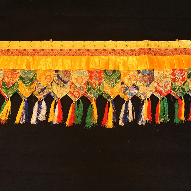 500CM long Wholesale Buddhist supply Buddhism HOME Temple buddha Hall Wall Deco Enclosing curtain draperies WEIMAN