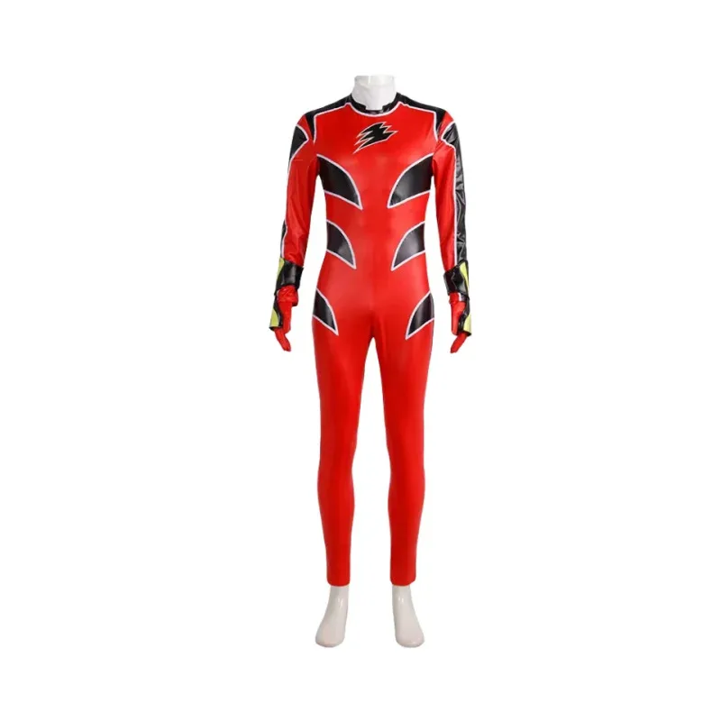 Sentai gekiranger cosplay vermelho juken fury lírio amarelo roxo gou fuukami bodysuits traje personalizado sizea; 2'k, 8;c'