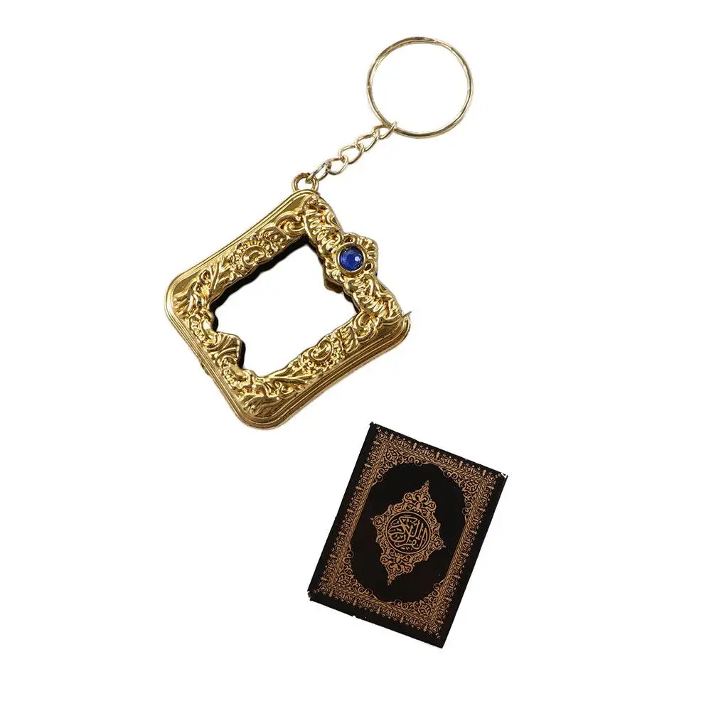 Puede leer el libro del Corán musulmán, accesorios de Arca Árabe del Corán, llavero, joyería