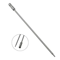 Hollow Torx Screwdriver Bit 1/4'' Shank Hex Wind Drill Head 100mm Screw Wrench Magnetic Star T8 T10 T15 T20 T25 T27 T30 T40