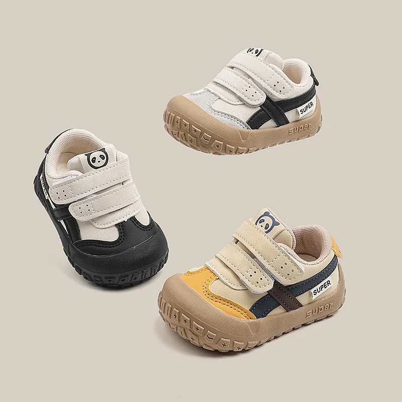 Toddler Boys Girls First Walking Shoes Warm Soft Sole Kids Sneakers Autumn Fall Casual Fashion Non Slip Skate Shoes