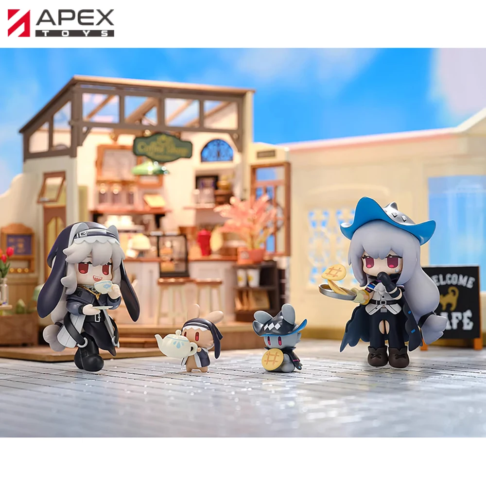 

Original New APEX-TOYS Arknights: How About Dessert Mini Series Skadi & Spectere Nice Collectible 100mm Anime Figure Model Toys