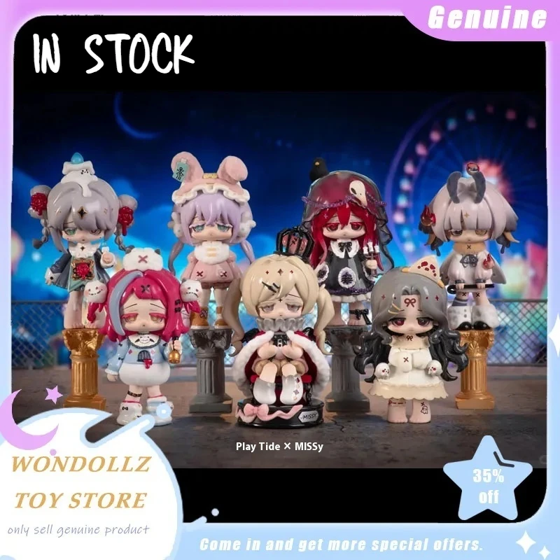 

Genuine Missy V2 Crow Paradise Series Blind Box Kawaii Girl Figure Desktop Decor Ornament Collection Model Trendy Toy Girls Gift